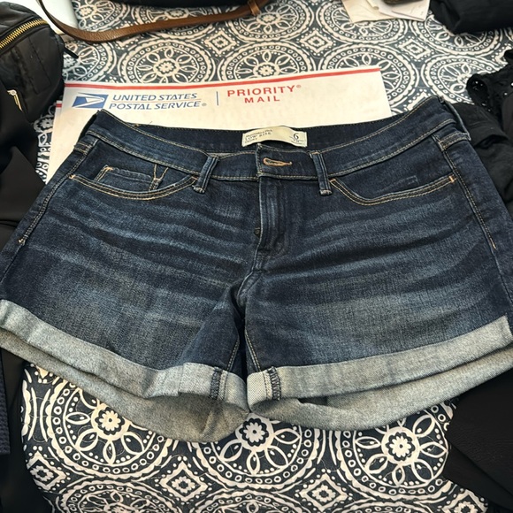 Abercrombie & Fitch Pants - dark blue like new jean shorts